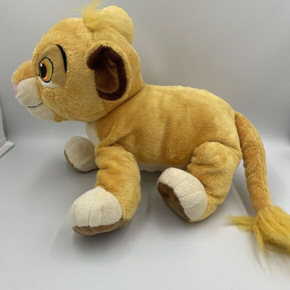 Disney Store Simba Plush - Young Cub - About 14” Long - Lion King, Y2K - Picture 2 of 5